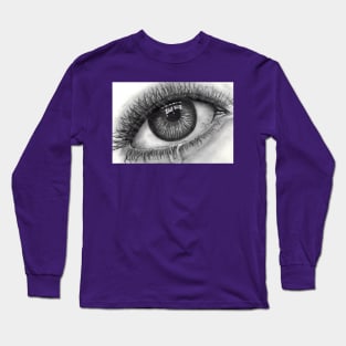 Crying Eye Long Sleeve T-Shirt